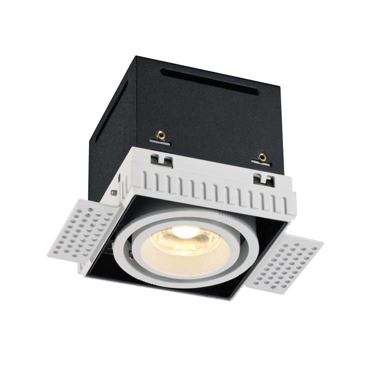 Europe design 10watt led square trimless downlight